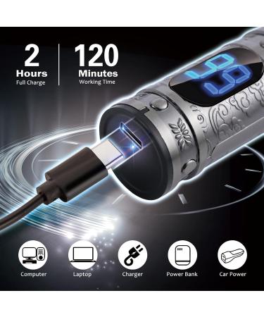 Ten-Tatent Professional Hair Clippers for Men - Cordless Beard Trimmer with T-Blade, Precision Cutting and Zero Gapped Grooming Kit in Grey - Buy Online on GoSupps.com