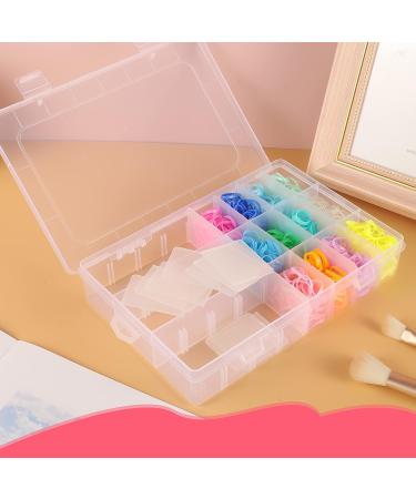 2000 Pcs Baby Hair Ties with Styling Tools - Colorful Mini Elastic Bands for Girls | Organizer Box Included - 24 Colors - Buy Online on GoSupps.com