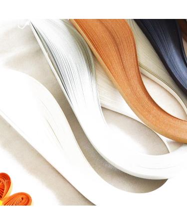 JUYA Quilling Strips Set - 600 Strips, 6 Colors, 39cm Length/Strip, 5mm Width - Buy Online on GoSupps.com