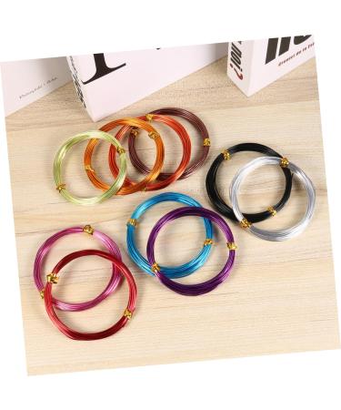Magiclulu 10-Pack Multicolored Aluminum Wire for Artistic Floral Jewelry Making - Flexible Metal Pearl Wire - Ideal for Crafting & DIY Projects - Buy Online on GoSupps.com