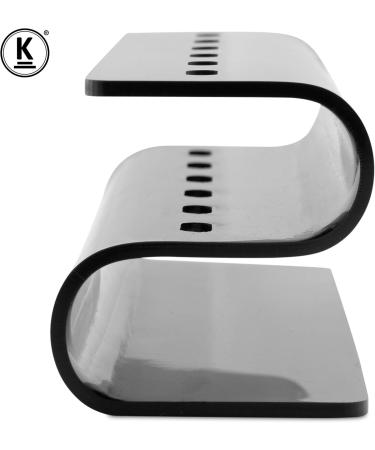 K-Pro Tweezers Holder - Plastic Stand for 6 Tweezers | Black - Perfect for Beauty & Craft Use | International Shipping Available - Buy Online on GoSupps.com