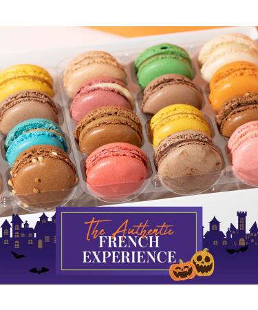 Le Parfait Paris French Macarons Gift Box - 24 Assorted Gourmet Desserts for Baby Shower, Birthdays, Mothers Day, & Anniversary - Buy Online on GoSupps.com