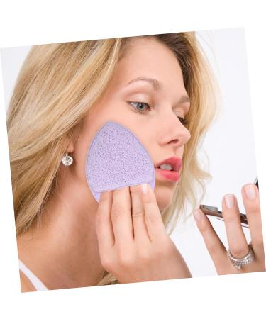 FRCOLOR 4pcs Facial Cleansing Sponges - Exfoliating Makeup Remover Wipes for Deep Cleaning - Purple Esponjas para Maquillaje - Buy Online on GoSupps.com