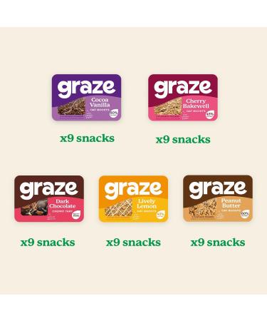 Graze Snacks Variety box - Oats snacks & Crunch lunch box snacks - Best of all flavors selection box - Selection box of 99 Snacks - Buy Online on GoSupps.com