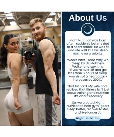 Night Nutrition Night Time Protein Powder Vanilla Flavored Zero Sugar Low Calorie Artificial Free Promotes Sleep Quality & Muscle Recovery - Buy Online on GoSupps.com