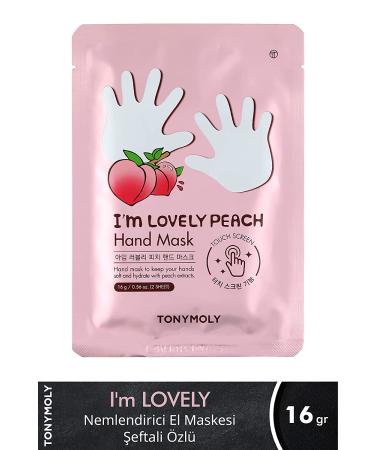Tony Moly I'm Lovely Peach Hand Mask - Nourishing Hydration | 1 Pair (0.56 oz) - Buy Online on GoSupps.com