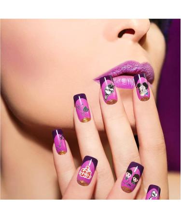 Valentine's Day Nail Art Stickers Heart Lips Rose Bear Cupid High Heels 12 Sheets SelfAdhesive Romantic Nail Decals Loved Ones or Friends DIY Nail Design Decoration - Buy Online on GoSupps.com