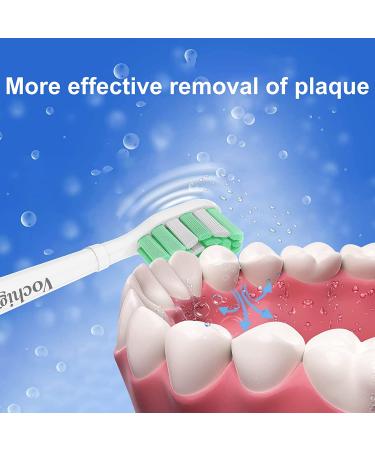 10 Pack Replacement Heads for Philips Sonicare - Compatible with ProtectiveClean, DailyClean, ExpertClean, FlexCare, HealthyWhite - Fits 2 Series, 3 Series, EasyClean - Toothbrush Heads for G2, C2, C3, 4100, 5100, 6100 - Buy Online on GoSupps.com