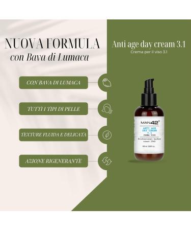 MAN42 Day Cream for Men 3in1 AntiAging Day Cream 31 100ml - Buy Online on GoSupps.com