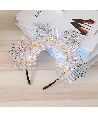 BORFUE Christmas Snowflake Headbands Snowflake Head Boppers Xmas Holiday Favors Gifts for Women Costume - Buy Online on GoSupps.com