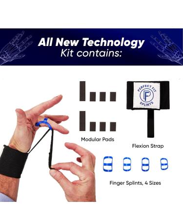 Finger Splint for Broken Fingers & Fractures | Trigger & Mallet Finger Straightener - International Shipping Available - Buy Online on GoSupps.com
