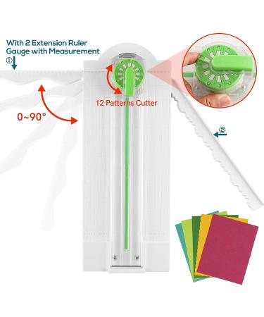 12-in-1 Craft Paper Edge Cutter - Versatile Shapes for DIY Projects - Buy Online on GoSupps.com