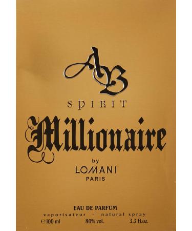 Lomani Ab Spirit Millionaire By Lomani for Men - 3.3 Oz Edp Spray 3.3 Oz Floral 3.3 Fl Oz (Pack of 1) - Buy Online on GoSupps.com