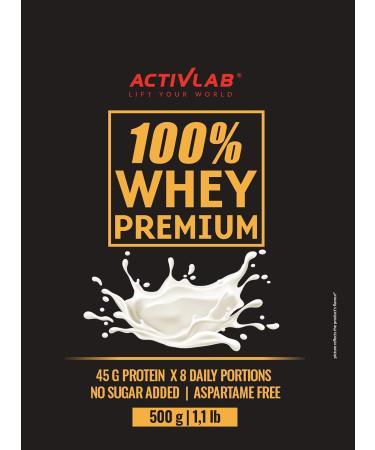 Activlab 100% Whey Premium 500g - 16 Portions Whey Protein Powder - Muscle Building Low Sugar Low Fat - Peanut Butter Chocolate Flavor - Boost BCAA & Glutamine - Buy Online on GoSupps.com