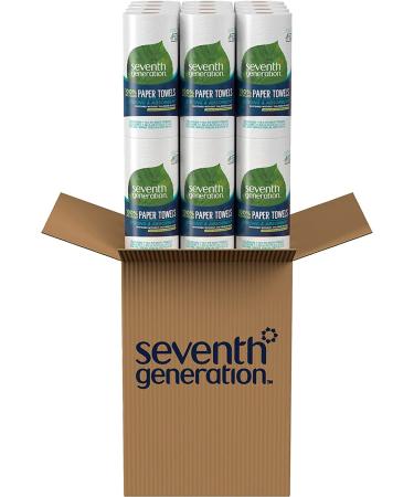 Seventh Generation 100% Recycled Paper Towels, 2-Ply, 24 Rolls - Eco-Friendly & Sustainable - Buy Online on GoSupps.com