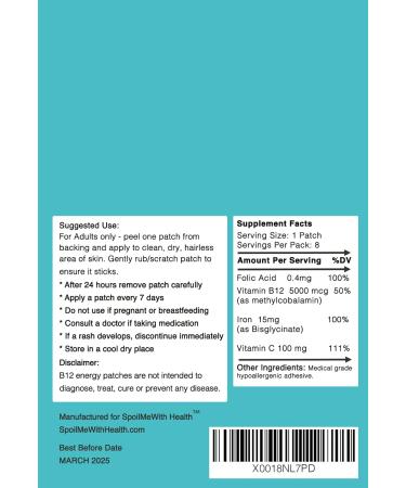Premium Health Boost: B12 + Patches | SpoilMeWith - Buy Online on GoSupps.com