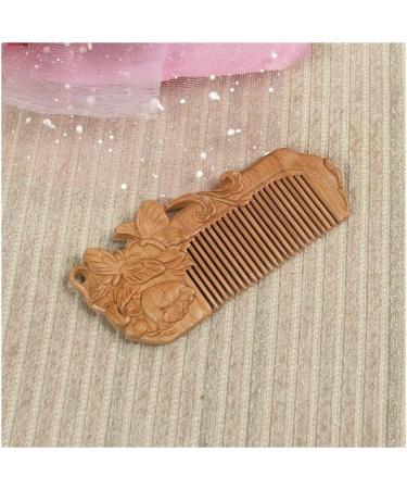 Comb Household Jewelry Hairdressing Retro Engraving Travel Care Portable Comb Natural wooden comb (Color : 2) - Buy Online on GoSupps.com