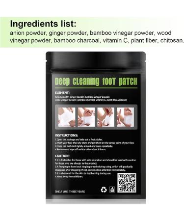Ginger Bamboo Foot Pads | Natural Deep Cleansing Patches for Better Sleep and Stress Relief (10 PCS) - Buy Online on GoSupps.com