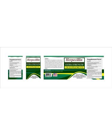 Herpecillin & Herpecillin Super Plus Cold Sore Genital & Shingles Outbreak Symptom Support - 150 Supplements - Buy Online on GoSupps.com