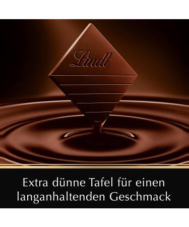 Lindt Excellence 99% Cocoa - Extra Strong Dark Chocolate | 50g Vegan Bitter Chocolate Gift | Intensive Cocoa Taste 2023 - Buy Online on GoSupps.com