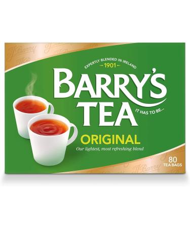 Barry's Tea Irish Breakfast Blend 80 Teabags (6 Pack) Fresh from Barry's Tea in Ireland - Buy Online on GoSupps.com
