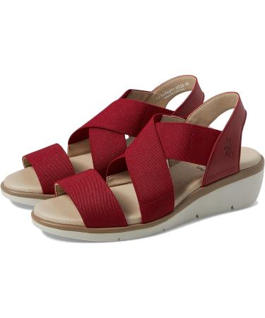 Fly London Women's Noli056fly Sandal 6 UK Lipstick Red - Buy Online on GoSupps.com