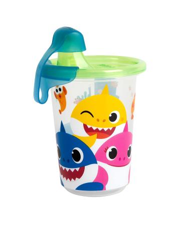 Pinkfong Baby Shark Sippy Cups - Reusable 10oz Toddler Cups - 10 Count Pack with Travel Caps - Buy Online on GoSupps.com