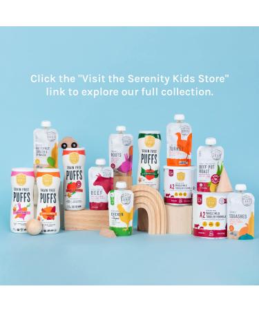 Serenity Kids 6+ Months USDA Organic Veggie Puree Baby Food Pouches | No Sugary Fruits or Added Sugar | Allergen Free | 3.5 Ounce BPA-Free Pouch | Sweet Potato & Spinach | 6 Count Sweet Potato & Spinach 3.5 Ounce (Pack o - Buy Online on GoSupps.com