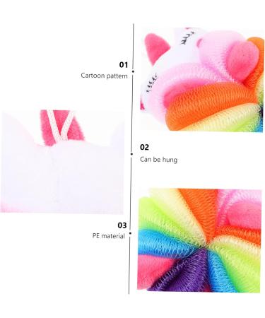 Housoutil 4 Pcs Baby Loofah - Soft Exfoliating Bath Sponge Set for Shower & Bathing | Gentle Baby Body Scrubber & Facial Sponge - Buy Online on GoSupps.com