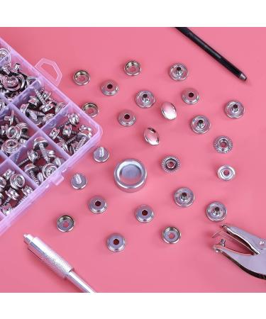 CENOZ Marine Grade Stainless Steel Snap Kit - 314PCS | Boat Cover & Furniture Snaps with Setting Tool - Silver - Buy Online on GoSupps.com
