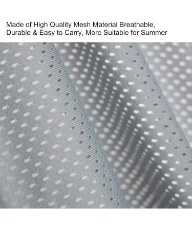 CUBY Portable Breathable Baby Sling Baby Essentials for Newborn Quick Dry Air 3D Mesh Fabric Wrap Baby Carrier Adjustable Sling Easy Toddler Carrier for Newborn up to 0-24 Months 45 lbs Mesh Grey - Buy Online on GoSupps.com