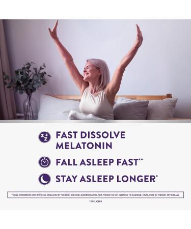 ZzzQuil Pure Zzzs Fast Dissolve Melatonin Melatonin 10mg Sleep Aid Supplement Sleep Aids for Adults Strawberry Flavored 90 Fast Dissolve Melatonin Tablets - Buy Online on GoSupps.com