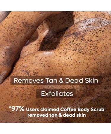 Exfoliating Coffee Body Scrub for Tan Removal - m_caffeine | Soft & Smooth Skin | Unisex De-Tan Scrub with Coconut Oil | 100g - Buy Online on GoSupps.com