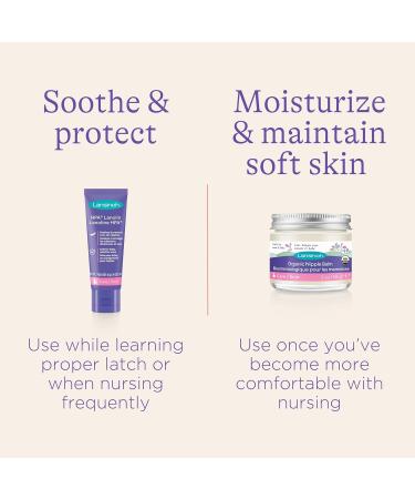 Lansinoh Organic Nipple Balm and HPA Lanolin Nipple Cream Bundle for Breastfeeding Lanolin 40gr + ONB - Buy Online on GoSupps.com