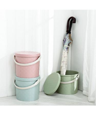 NEDLON Thicken Chamber Pot with Lid Portable Plastic Bucket Potty Storage Stool for Camping Travel Home Car Multipurpose (Color : Green Size : 28cm) 28cm Green - Buy Online on GoSupps.com