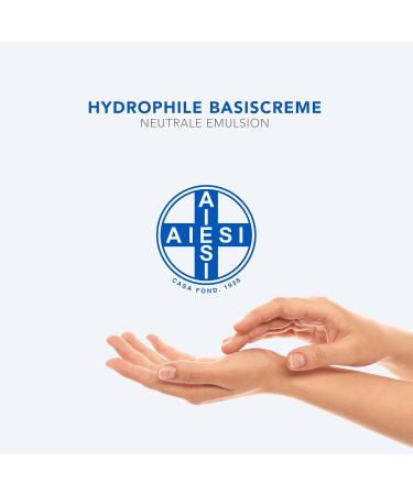 Aiesi Hydrophilic Base Cream - Pure Lean Neutral Emulsion 1 kg | Ideal for Pharmaceutical Cosmetic & Dermatological Use - Made in Italy - Buy Online on GoSupps.com
