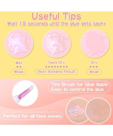 3600Pcs Face Gems Eye Pearls with Glue | Shynek Half Pearls for Makeup & Crafts - Buy Online on GoSupps.com