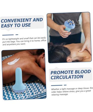 Buy Gleavi 3-in-1 Metal Massage Roller for Body Legs & Face - Yoga & Cervical Spine Relief Device - Buy Online on GoSupps.com