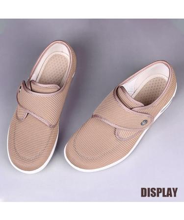 Orthoshoes Diabetic Women's Extra Wide Edema Shoes - Brown, Size W6.5/M5.5 - Buy Online on GoSupps.com