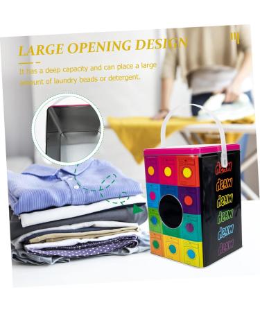 Alipis 3pcs Washing Storage Bucket Containers with Lids Laundry Beads Container Laundry Bin Detergent Dispenser Guest Bathroom Wrought Iron Laundry Tub Laundry Detergent - Buy Online on GoSupps.com