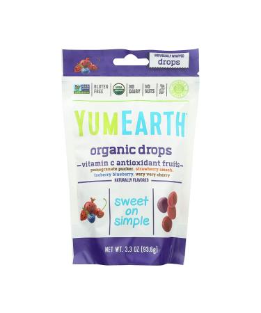 YumEarth Organic Vitamin C Drops - Anti-Oxifruits 3.3 oz | Natural Immune Support - Buy Online on GoSupps.com