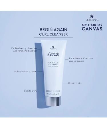 My Hair. My Canvas. Begin Again Vegan Curl Cleanser Shampoo - 1.35 oz | Best Shampoo for Curly Coily & Textured Hair - International Shipping - Buy Online on GoSupps.com