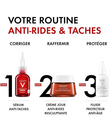 Vichy Capital Soleil Tinted Anti-Photoaging Fluid SPF50+ Protection & Anti-Aging Enriched with Peptides & Niacinamide For All Skin Types 40 ml - Buy Online on GoSupps.com