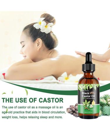 Jamaican Black Castor Oil 60ML - Organic Cold Pressed Unrefined for Hair Growth Skin Eyelashes & Eyebrow Care - Shop Internationally - Buy Online on GoSupps.com