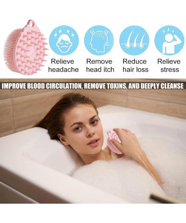 NASHARIA 3 PCS Silicone Body Scrubber Set - 2-in-1 Loofah and Rapid Foaming Scrubbers for Shower - Clean and Sanitary Skin Care Solution - Buy Online on GoSupps.com