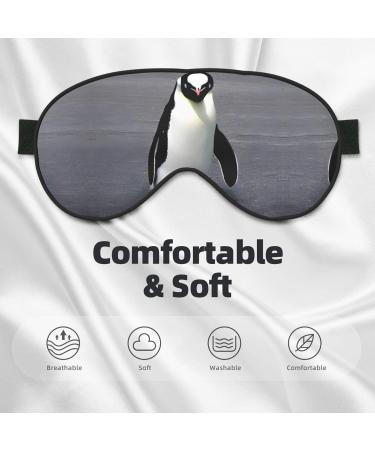 Buy Cute Penguin Print Unisex Sleep Mask - Double-Sided Eye Mask for Deep Sleep & Skin Care - Perfect Gift - Buy Online on GoSupps.com