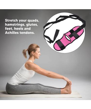 Jeanoko Leg Expansion Belt - Muscle Relaxation & Flexibility Rehabilitation - Elastic Foot Expansion Belt (Rose Red) for Daily Needs - Buy Online on GoSupps.com