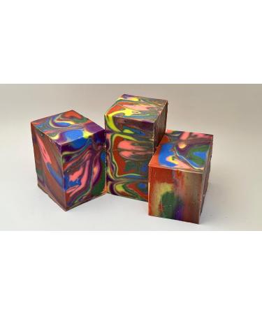 Fruit Cocktail Delight Homemade Cold Process Soap - 6.5-7.5 oz Swirled Bar - Vegan & Natural - International Shipping Available - Buy Online on GoSupps.com