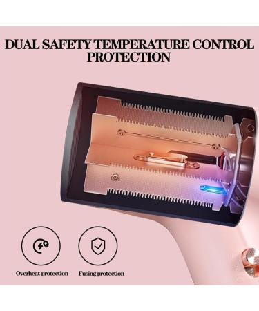 Compact Hair Dryer Lightweight Travel Blow Dryer USB 500W Drying Faster with Less Frizz Lightweight Compact Hairdryer for Women and Men - Buy Online on GoSupps.com