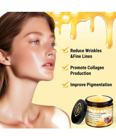 2PCS Bee Venom Skin Restoration Cream Bee Venom Skin Treatment Cream Effectively Reducing Blemishes & Comprehensive Moisturizer for All skin Types - Buy Online on GoSupps.com